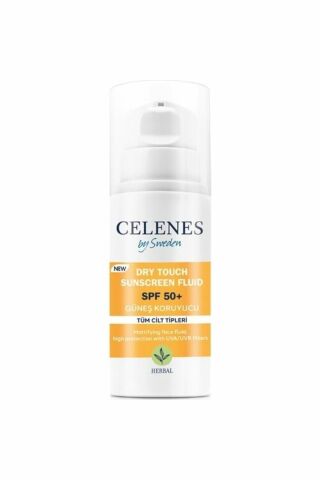 Celenes Herbal Dry Touch Spf 50 Mat Bitişli Güneş Kremi - Yüz Ve Dekolte Bölgesi 50 ml