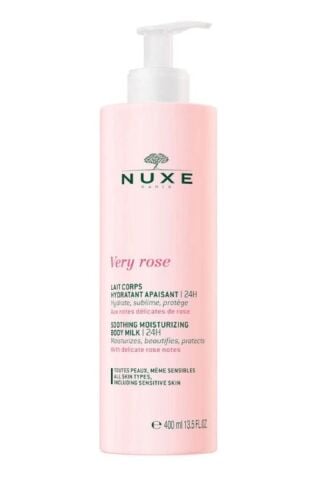 Nuxe Very Rose Soothing Moisturizing Body Milk 24h 400 ml
