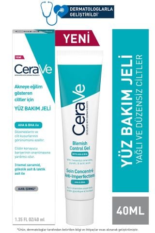 CeraVe Yağlı Ve Düzensiz Cilter Için Yüz Bakım Jeli 40 Ml