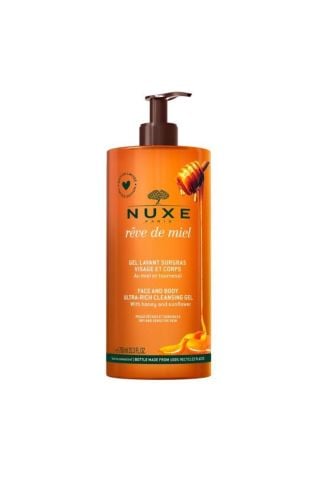 Nuxe Reve De Miel Gel Lavant Surgras Visage Et Corps 750 ml