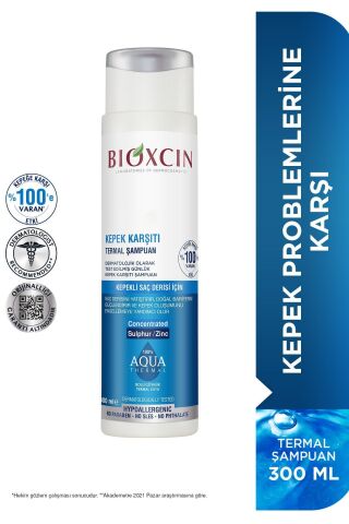 Bioxcin Aqua Thermal Kepek Karşıtı Şampuan 300 ml 2 Adet - Kaşıntı Ve Kepek Önleyici