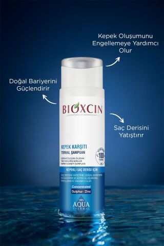 Bioxcin Aqua Thermal Kepek Karşıtı Şampuan 300 ml 2 Adet - Kaşıntı Ve Kepek Önleyici